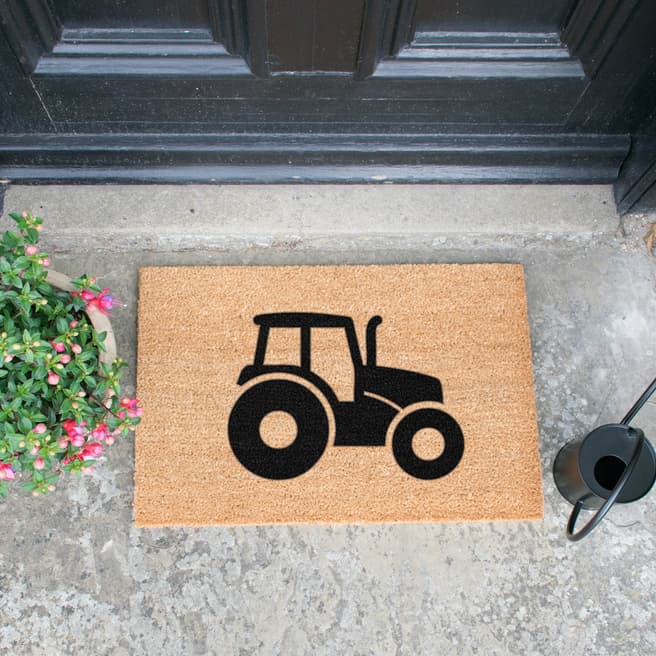 Artsy Doormats Natural Tractor Doormat