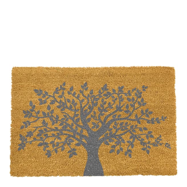 Artsy Doormats Grey Tree of Life Doormat