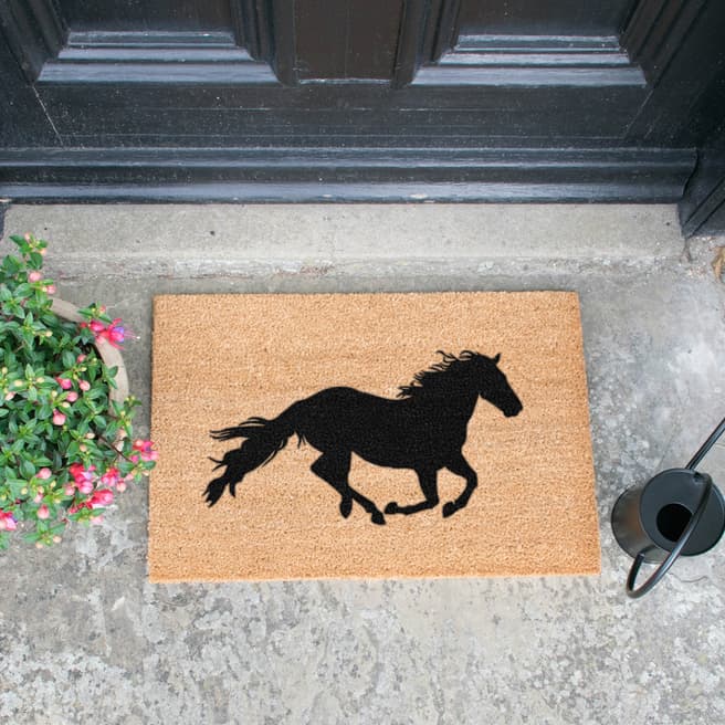 Artsy Doormats Natural Horse Doormat