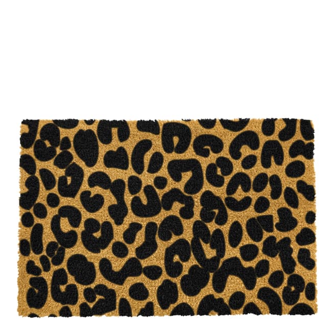 Artsy Doormats Natural Leopard Print Doormat