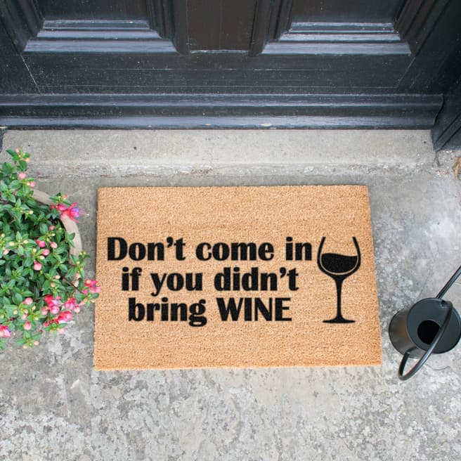 Artsy Doormats Natural Without Wine Doormat