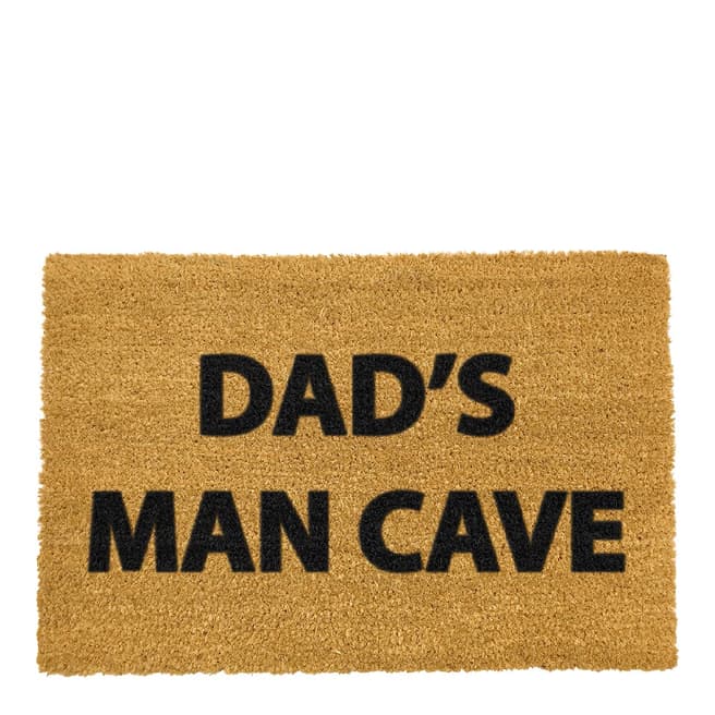 Artsy Doormats Natural Dad's Cave Doormat