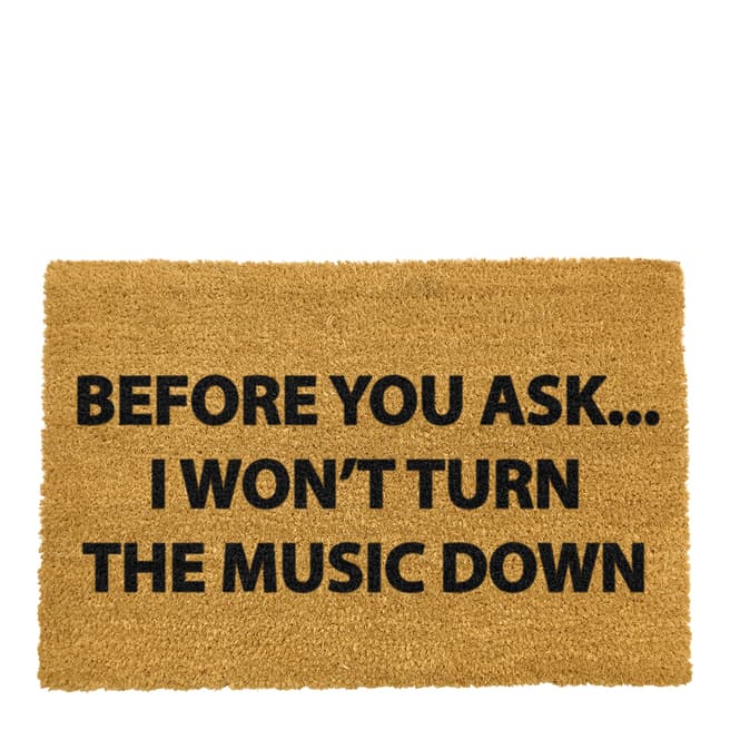 Artsy Doormats Loud Music Doormat