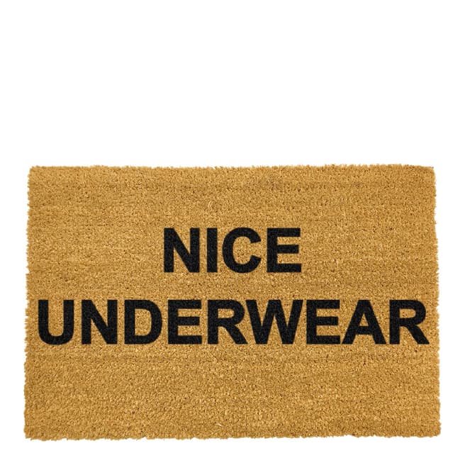 Artsy Doormats Nice Underwear Doormat