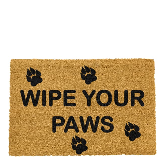 Artsy Doormats Natural Wipe Your Paws Doormat