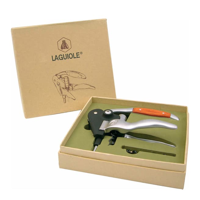 Laguiole Stainless Steel Bottle Opener with Leverage Handle