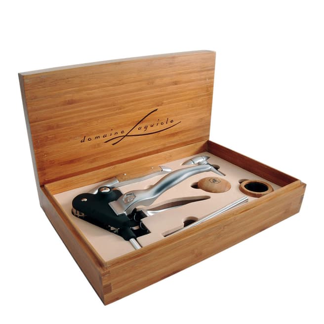 Laguiole Stainless Steel Deluxe Wine Set