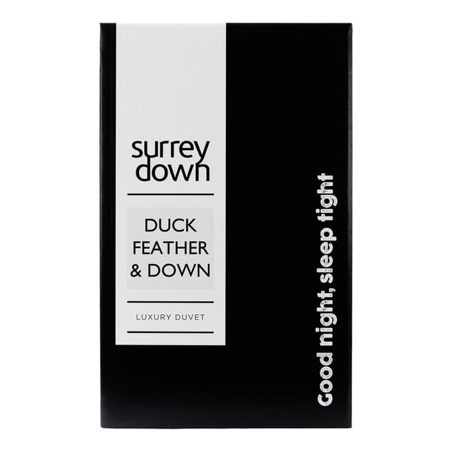 Surrey Down  Duck Feather & Down All Seasons  4.5 & 9 Tog Single Duvet