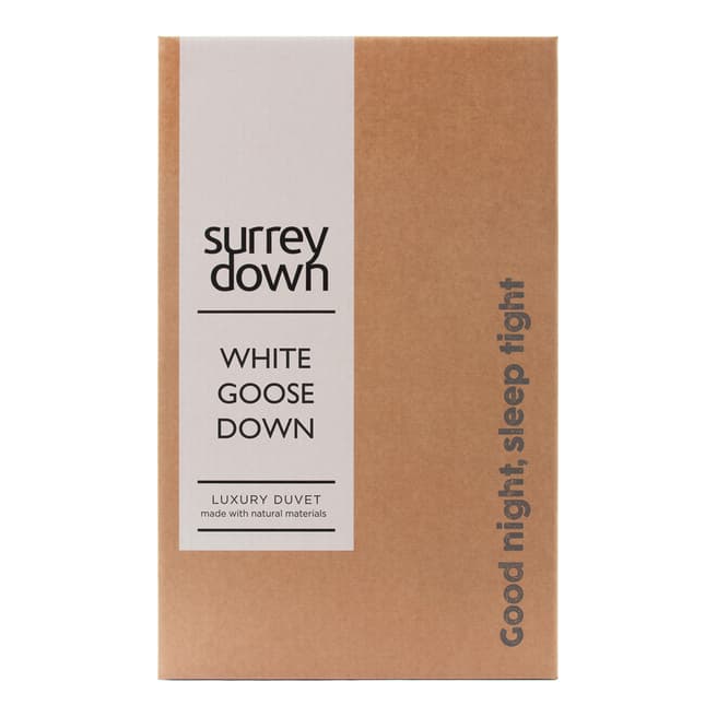 Surrey Down White Goose Down 13.5 Tog King Duvet