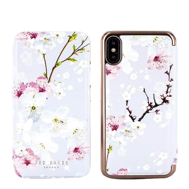 Ted Baker Oriental Blossom Breek Folio iPhone X Case