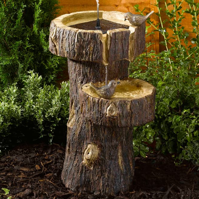 Smart Garden Brown Tree Trunk Fountain
