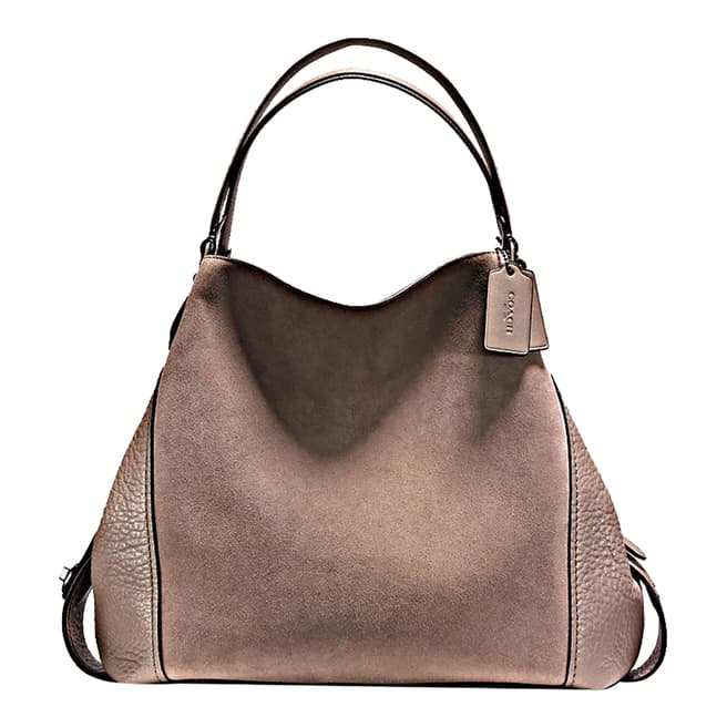 Coach Stone Mixed Leather Edie 42 Refresh Bag