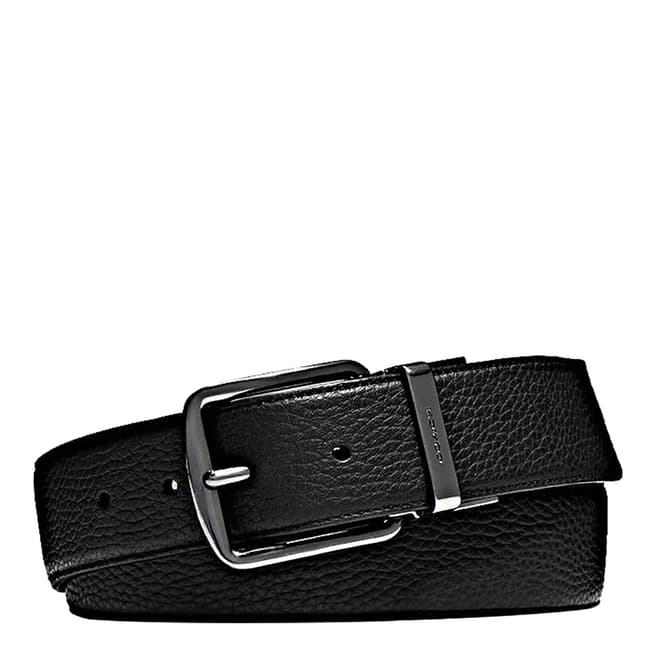 Coach Black/Mahogany Wide Regular Cut To Size Reversible Leather Belt