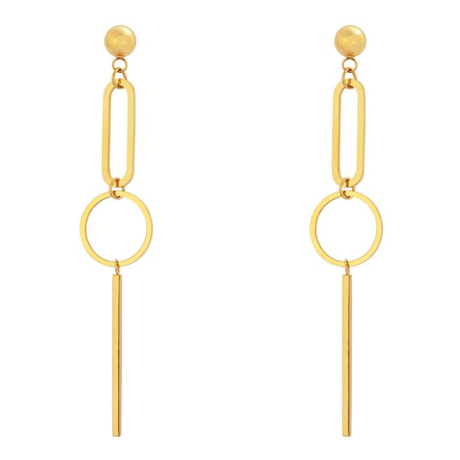 Chloe Collection by Liv Oliver Gold Geometric Earrings