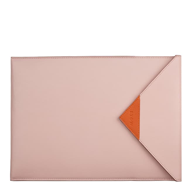 Stow Light Pink Leather iPad Sleeve