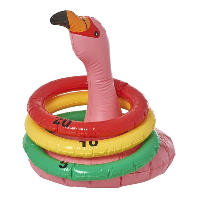 Rice Inflatable Flamingo Ring Tossing Game