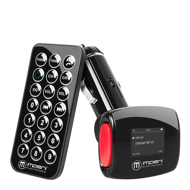 Imperii Electronics FM Transmitter with Bluetooth, Mp3 & USB