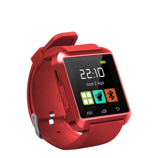 Imperii Electronics Red SmartWatch with Bluetooth