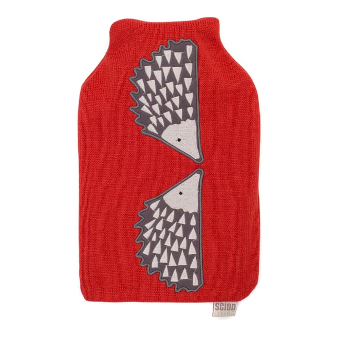 Scion Spike Hot Water Bottle, Red