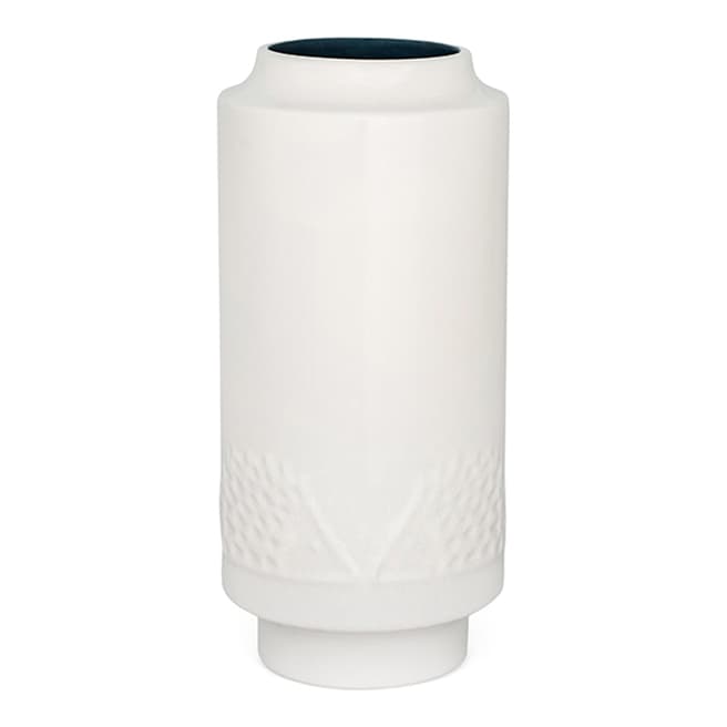 Scion White/Slate Grey Spike Medium Vase