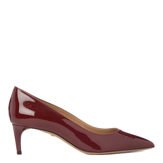 BALLY Women's Dark Red Patent Leather Euan Pump