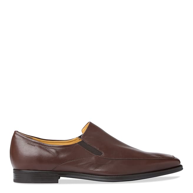 BALLY Men's Mid Brown Thor Loafer