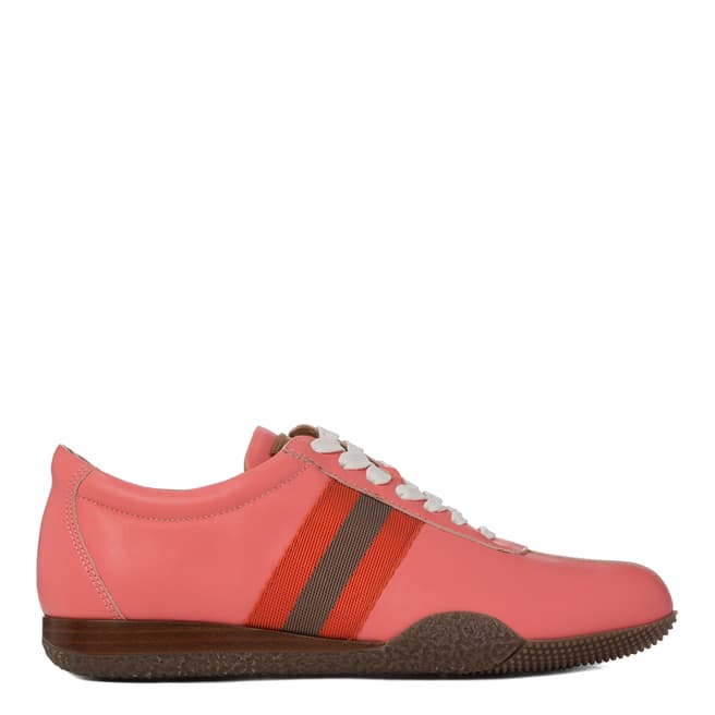 BALLY Women's Pink Leather Francisca Sneaker