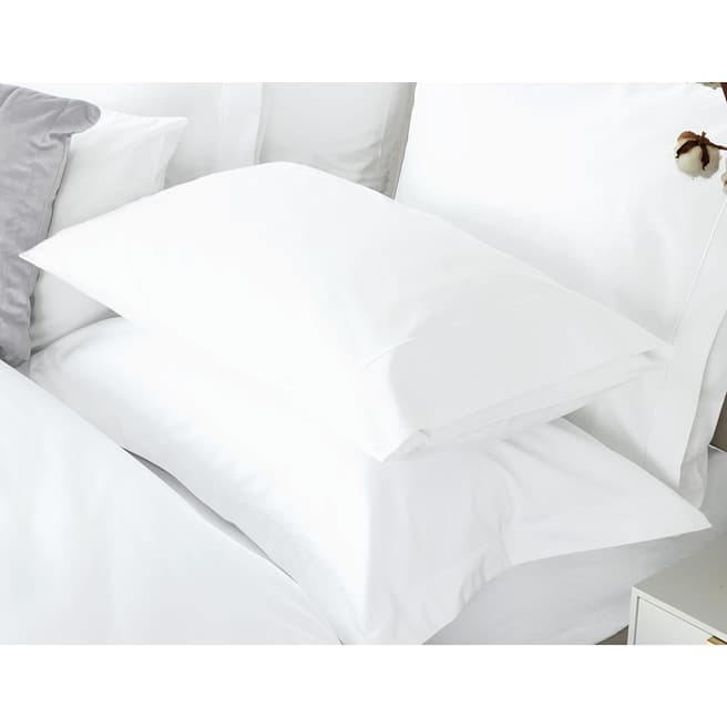 Belledorm 400TC Premium Oxford Pillowcase, White
