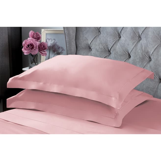 Belledorm 400TC Premium Oxford Pillowcase, Blush