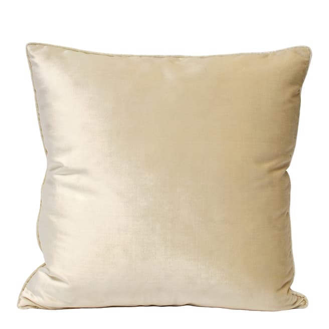 Riva Home Ivory Luxe Velvet Cushion, 55x55cm