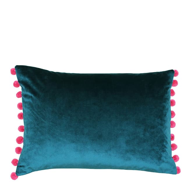 Riva Home Teal/Berry Fiesta Cushion, 35x50cm