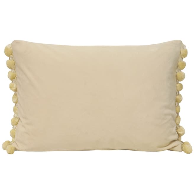 RIVA home Cream Crystal Pom Pom 35x50cm Cushion