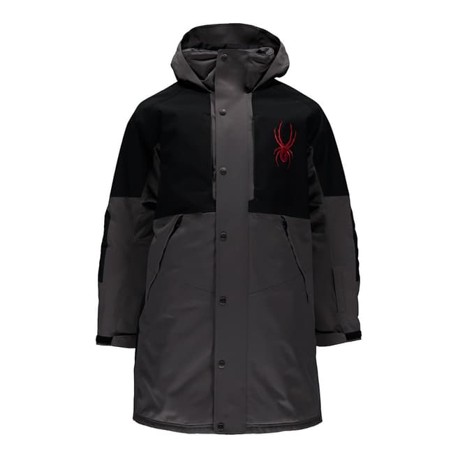 Spyder Men's Grey/Black Coach's Jacket