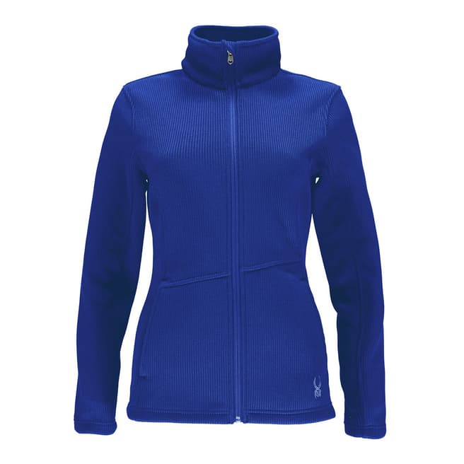 Spyder Women's Blue Endure Full Zip Mid Wt Jacket