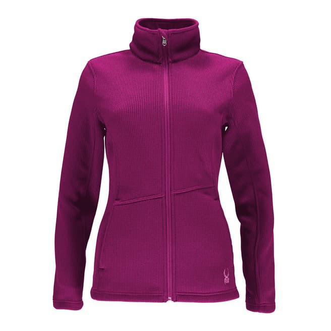 Spyder Women's Purple Endure Full Zip Mid Wt Jacket