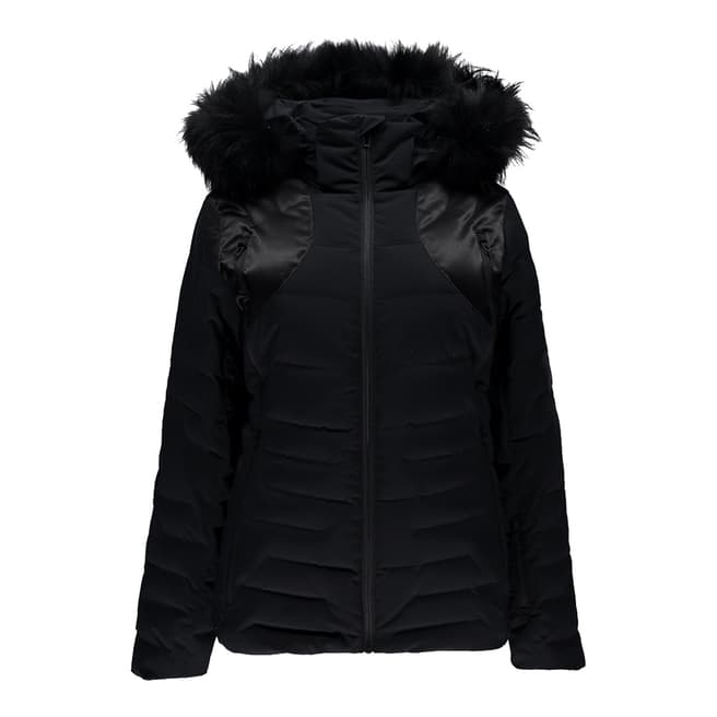 Spyder Women's Black Falline Faux Fur Jacket
