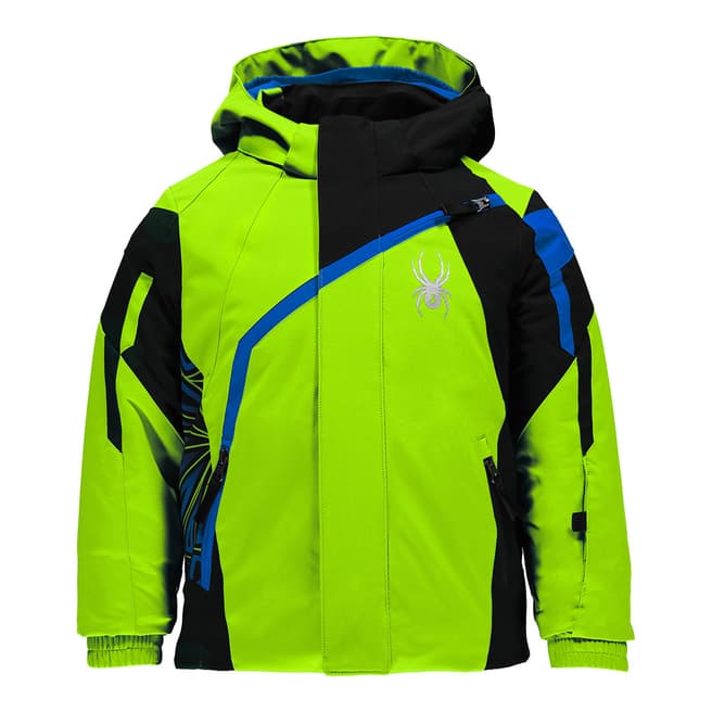 Spyder Boy's Neon Mini Challenger Hooded Jacket 
