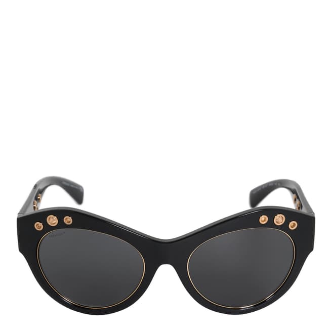 Versace Women's Black / Black Sunglasses 54mm