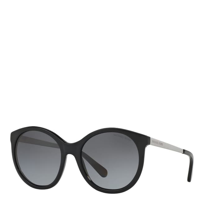 Michael Kors Women's Black Silver/Grey Sunglasses 55mm