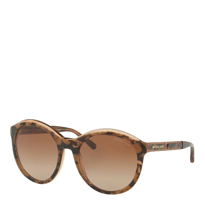 Michael Kors Women's Havana / Brown Gradient Sunglasses 54mm