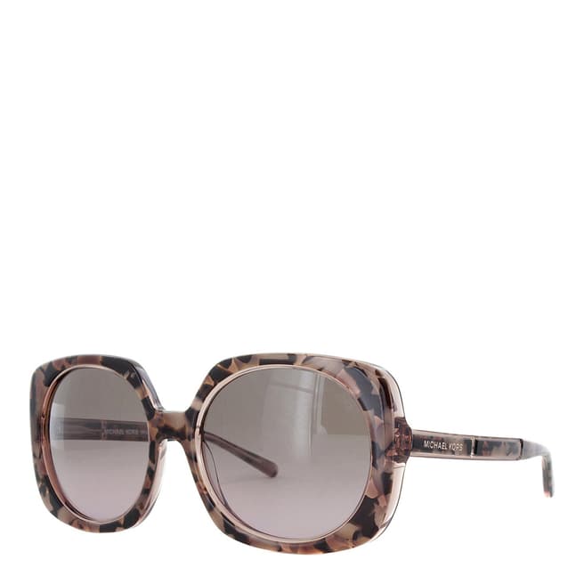 Michael Kors Women's Pink Brown Havana / Brown Rose Gradient Sunglasses 55mm