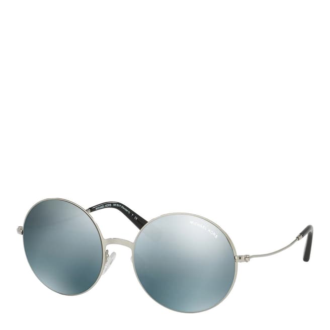 Michael Kors Women's Silver / Silver Mirror Sunglasses 55mm