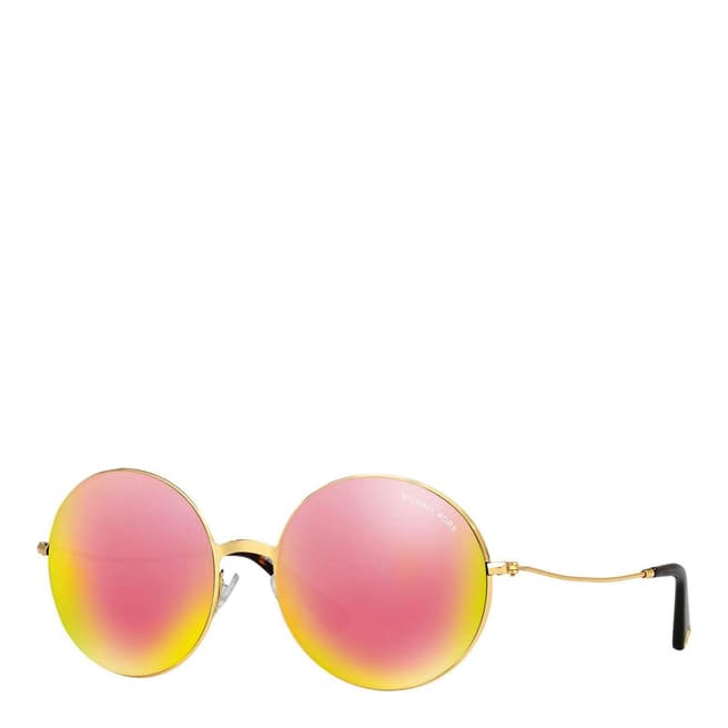 Michael Kors Women's Gold Havana / Black Sunglasses 55mm