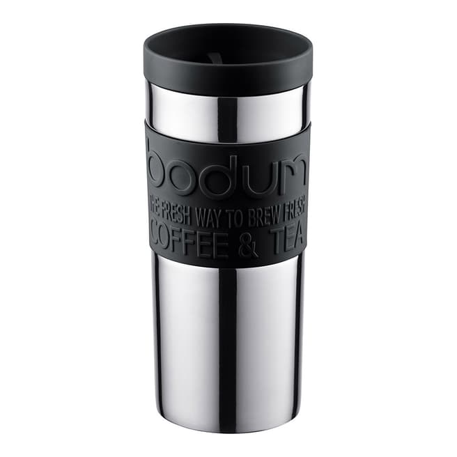 Bodum Black Stainless Steel Travel Mug, 350ml
