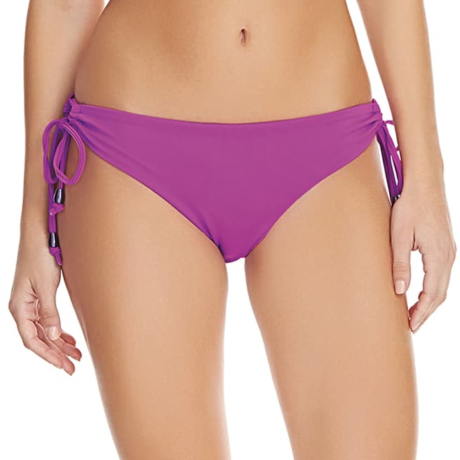 Freya Purple Deco Swim Bikini Tie Side Brief