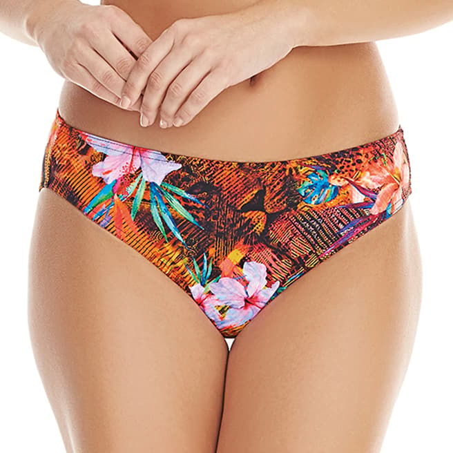 Freya Orange/Multi Safari Beach Bikini Brief