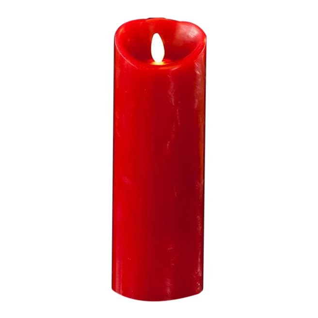 Luminara Red 23cm Flameless Candle