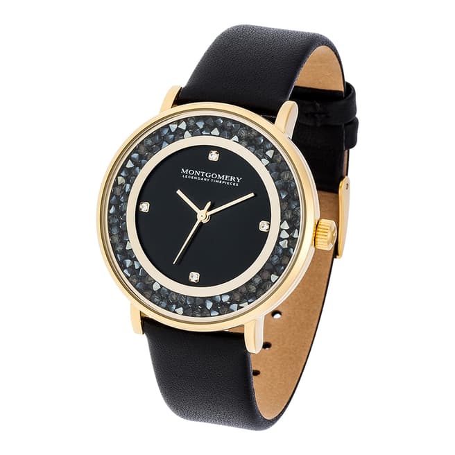 Montgomery Women's Black/Gold Withby Watch