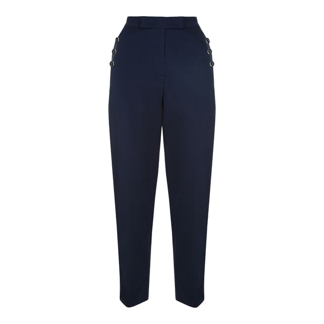 Jaeger Navy Chino Stretch Trousers