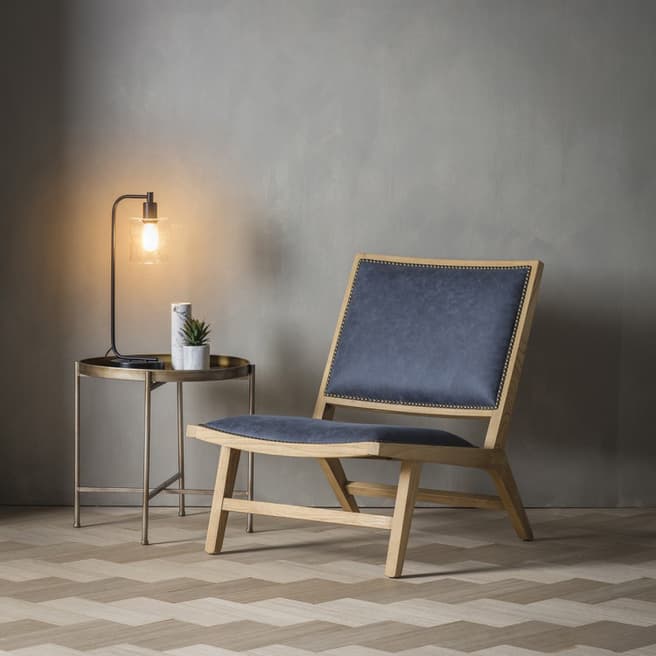 Gallery Living Carnaby Denim Fabric Chair